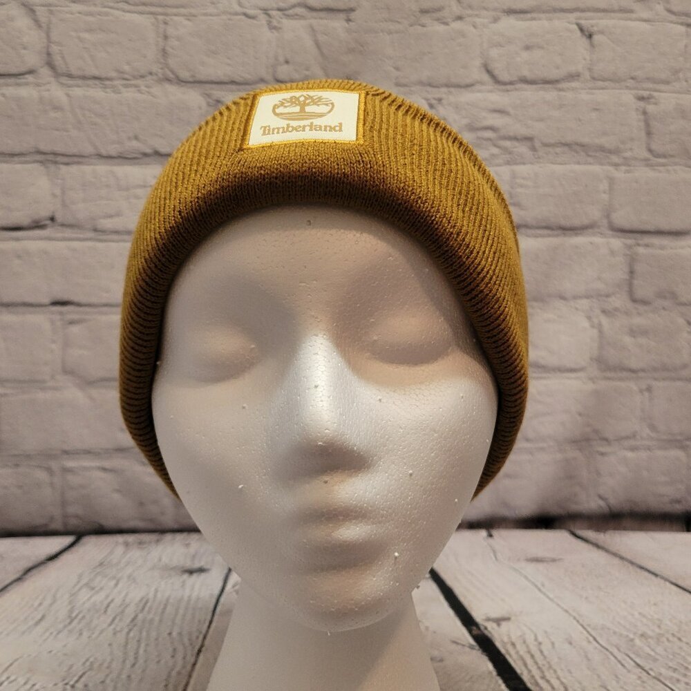 Timberland Women's Classic Tonal Patch Cuffed Beanie